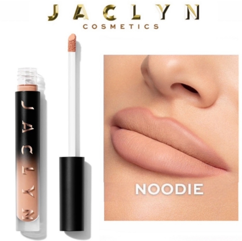 NIB JACLYN Cosmetics - Poutspoken Matte Liquid Lipstick - "NOODIE" - Full Size